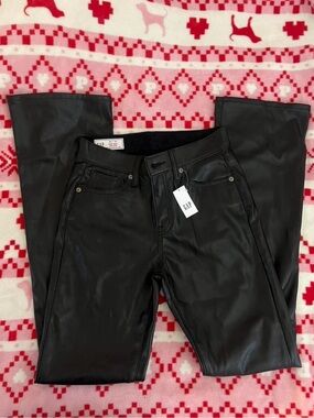 GAP Black Leather Pants
